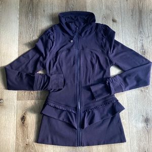 Lululemon purple full-zip hoodie size 2